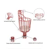 Effortless Fruit Picking Head with Deep Basket – Apple, Peach, Citrus, Pear, and More!