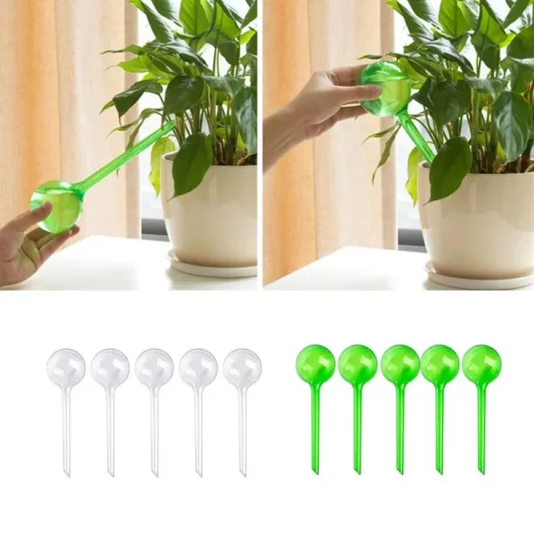 Smart Plant Care Plant Self-Watering Water Globes Set of 5